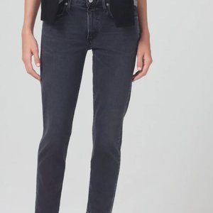 Never worn Citizens of Humanity Ella Mid Rise Slim Crop in Film Noir - Size 27